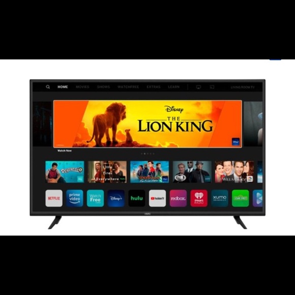 24 inch VIZIO smart tv with power cable